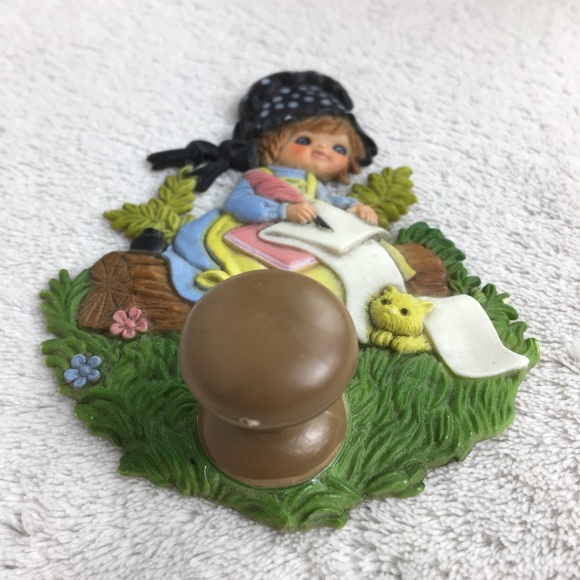 Vintage 1950s Children’s Wall Hooks girl kids rare - Picture 14 of 16